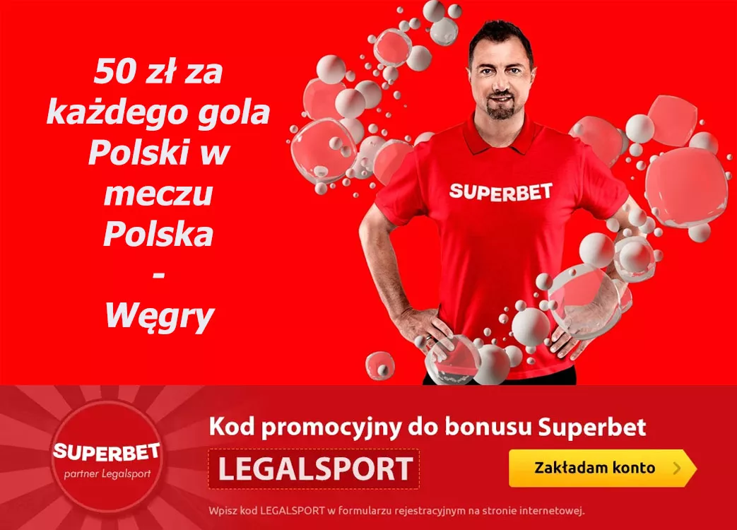 Superbet Polska W Gry Bonus Z Za Gole Polski Z