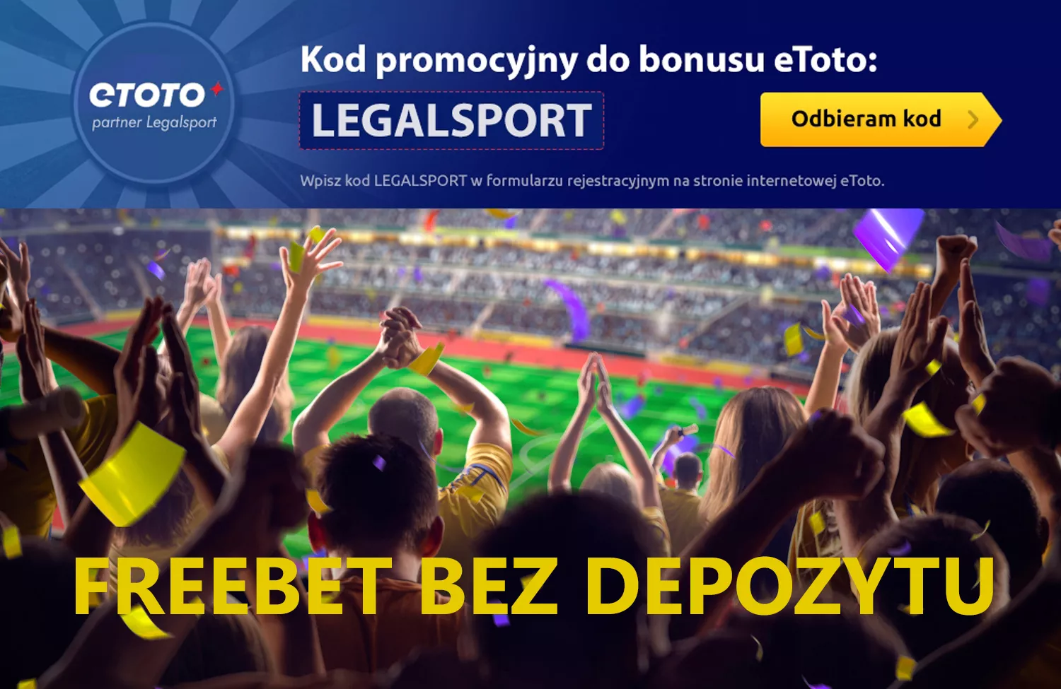 eToto bonus bez depozytu