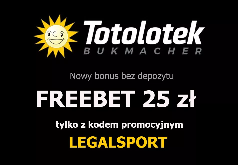 Kod promocyjny Totolotek do wpisania przy rejestracji - odbierasz freebet
