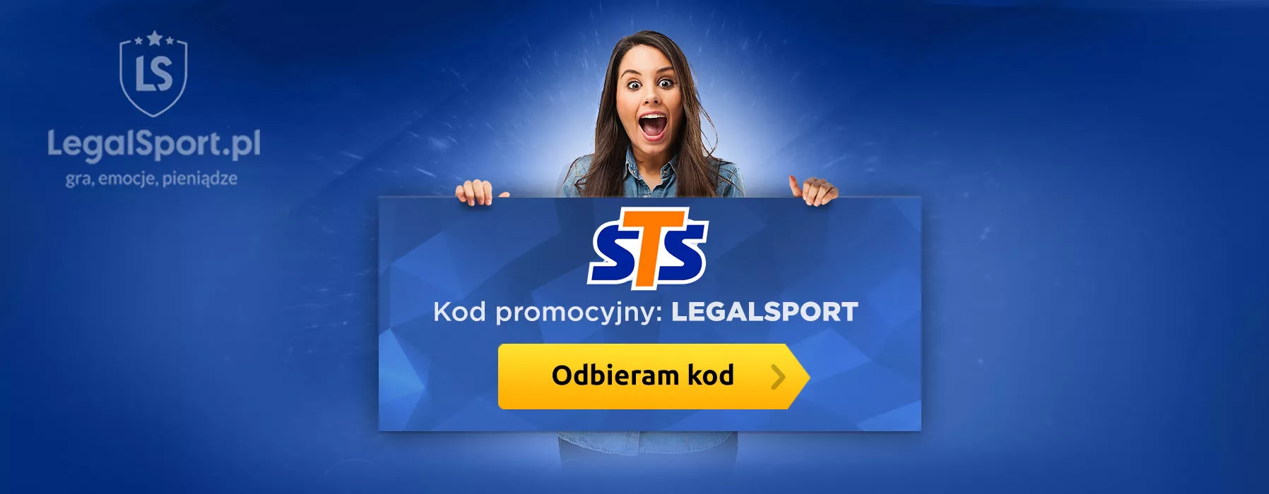 LEGALSPORT - kod do bonusu na start w STS