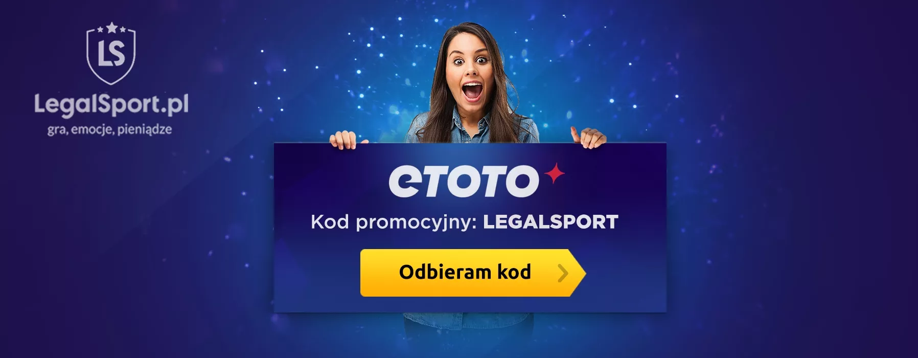 LEGALSPORT - kod promocyjny do eToto