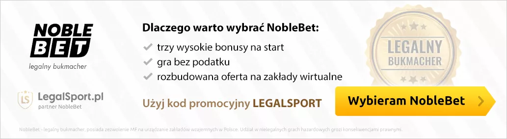 Infografika - rekomendacje dla legalnego bukmachera NobleBET