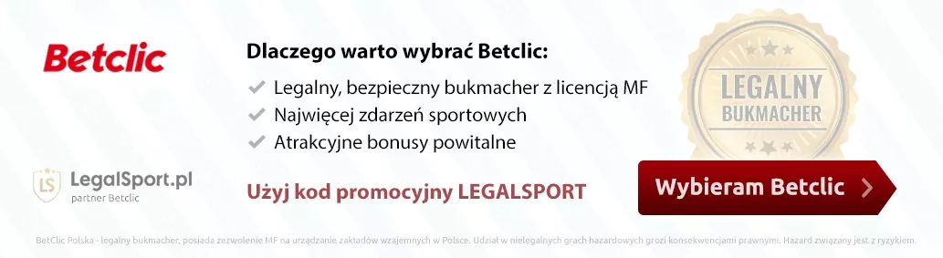 Rekomendacje dla legalnego bukmachera Betclic Polska