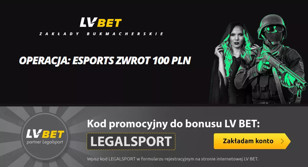 Operacja e-sport zwrot do 100 zł 