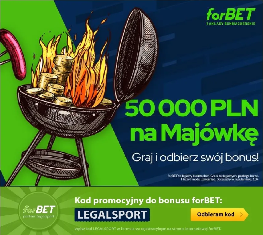 50 000 PLN na majówkę w forBET