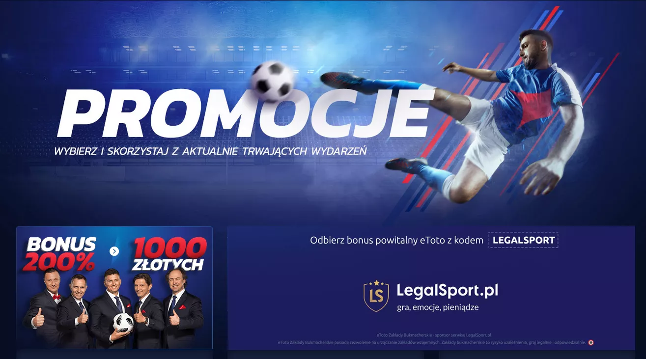 Baner informacyjny do tekstu o opiniach i ofercie bukmachera eToto