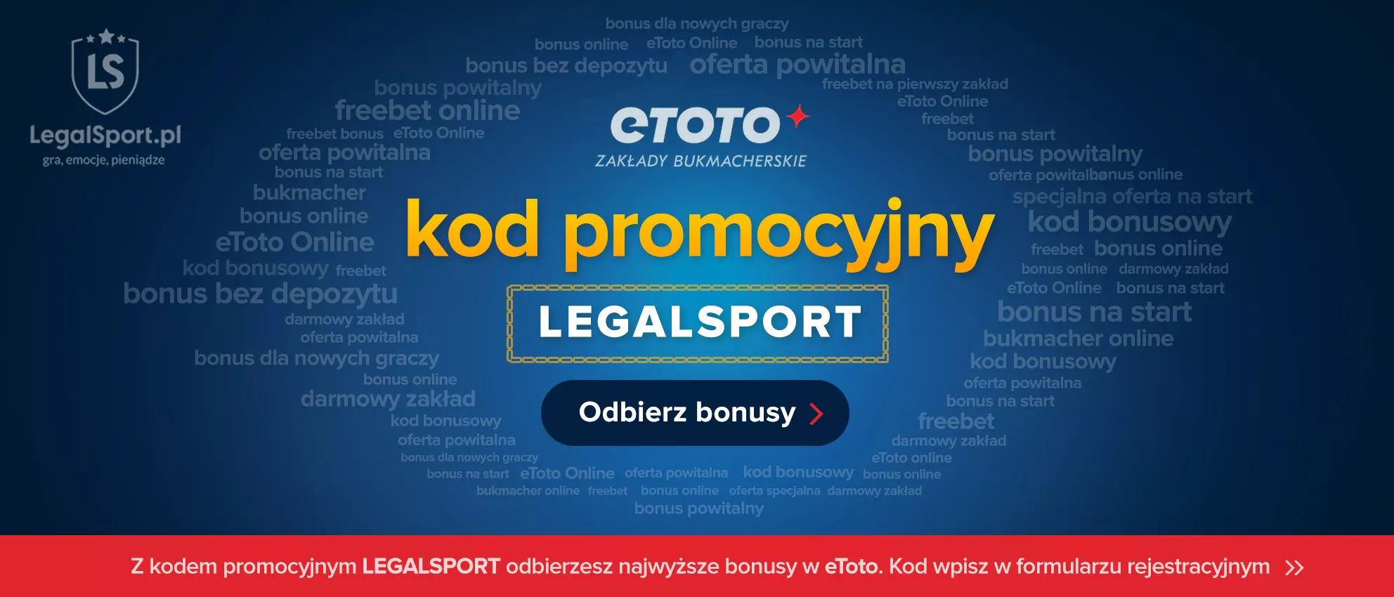 Kod bonusowy do eToto
