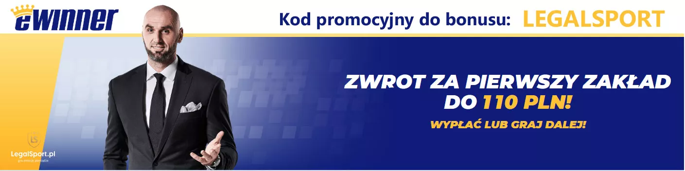 Bonus na start bez ryzyka w eWinner z kodem promocji