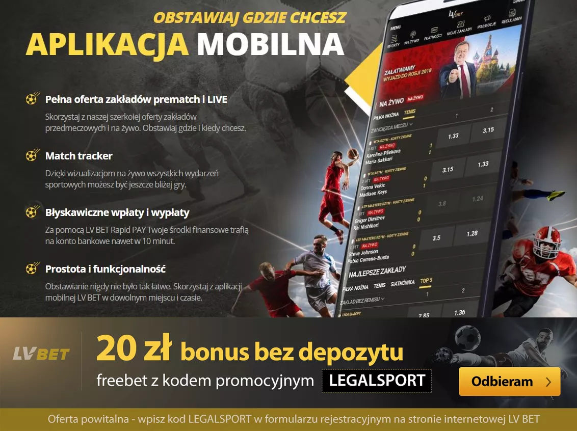 Aplikacja mobilna LVBET