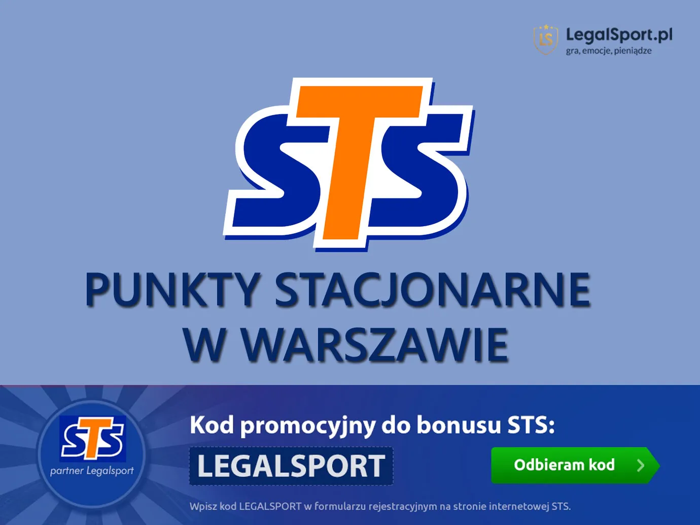 STS Warszawa - lokale naziemne bukmachera