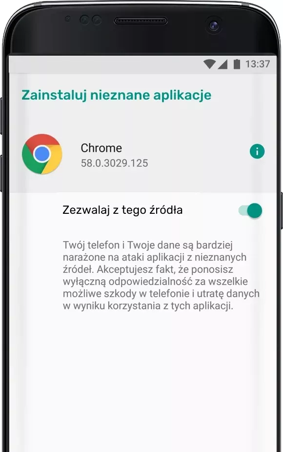 Jak odblokować możliwość instalacji aplikacji mobilnej na Androida
