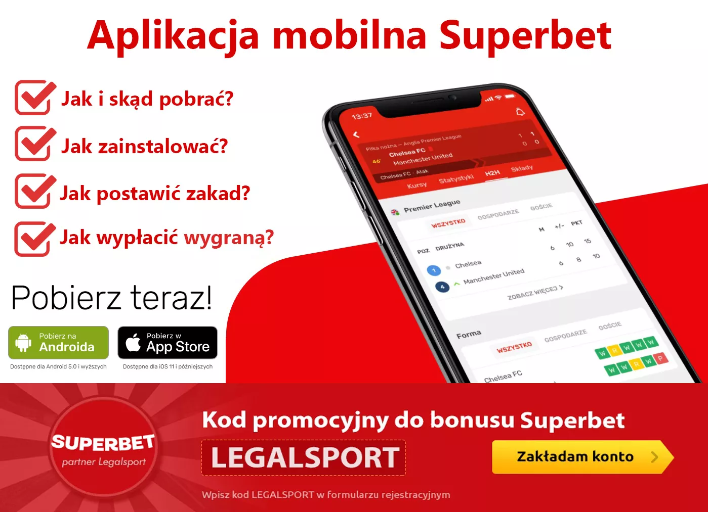 Zdjęcie główne do artykułu o aplikacji mobilnej na telefon czy tablet od Superbet Zakłady Bukmacherskie