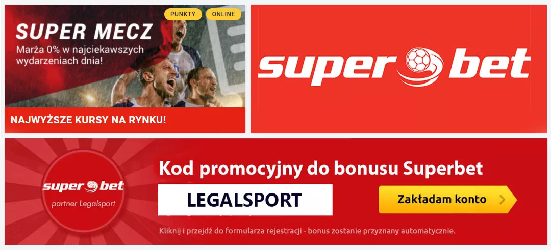 Super Mecz - 0% marży u bukmachera Superbet 