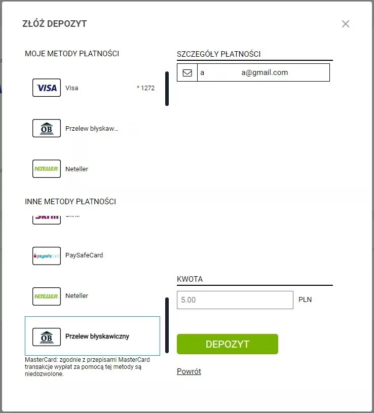 Jak zasilić konto Superbet metodą Open Banking - infografika