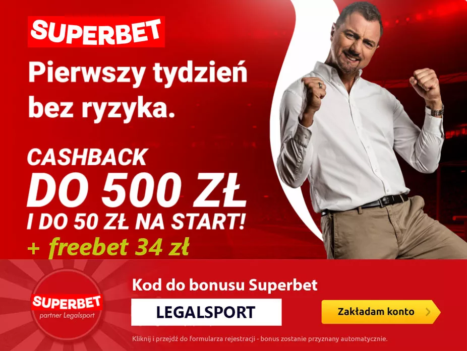 Premie za bonusowy kod w Superbet dla nowych typerów zakładów
