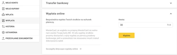 Jak dokonać błyskawicznego przelewu wygranej w Superbet?