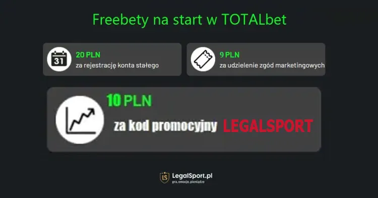 Freebety Totalbet - komplet