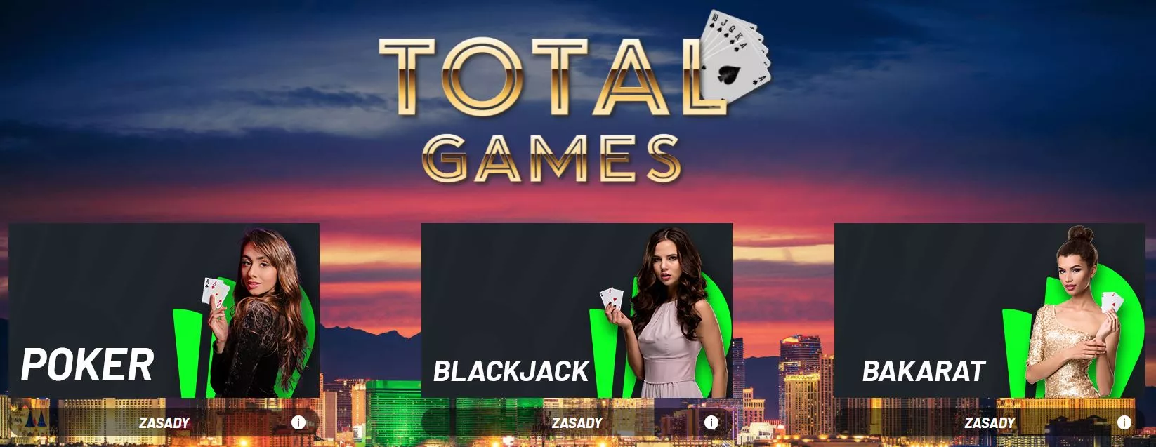 TOTAL Games - zakłady na gry kasynowe w TOTALbet