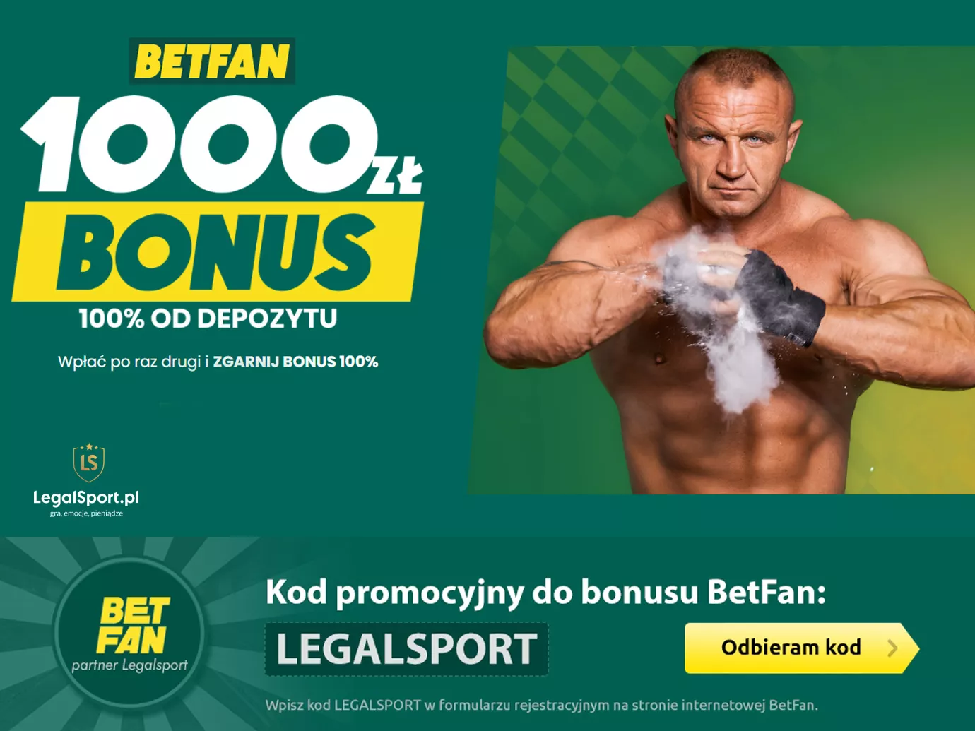 Bonus Za Depozyt Betfan Mega Bonus 100 Od Drugiej Wplaty 1000 Zl