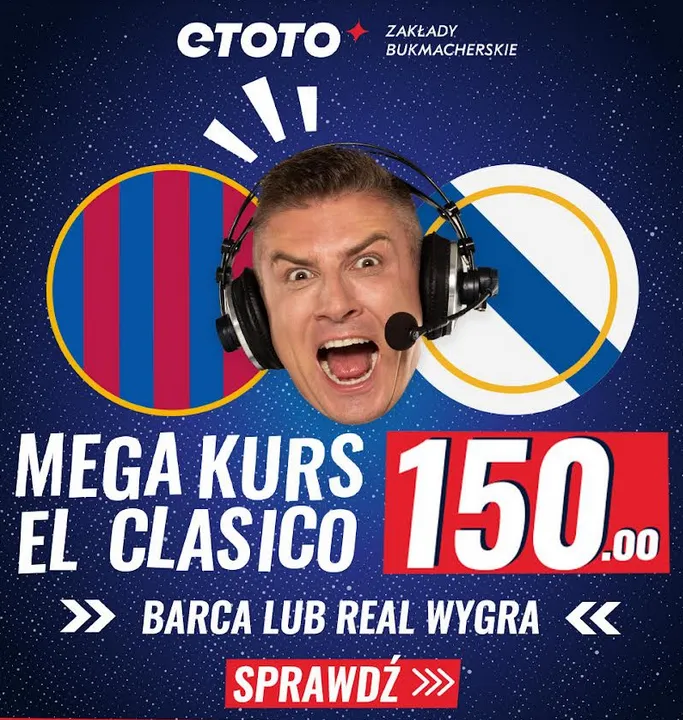 Boost 150.00 w promocji Etoto na Barcelona - Real Madryt (19.03.23)