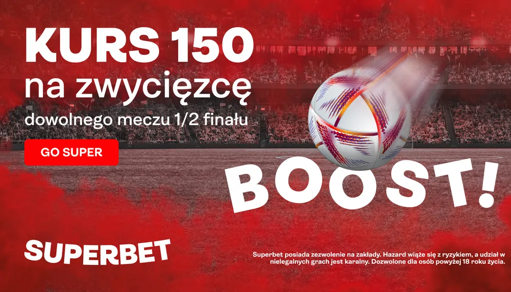 Boost 150.00 na Francja - Maroko w 1/2 finału MŚ 2022 w promocji Superbet