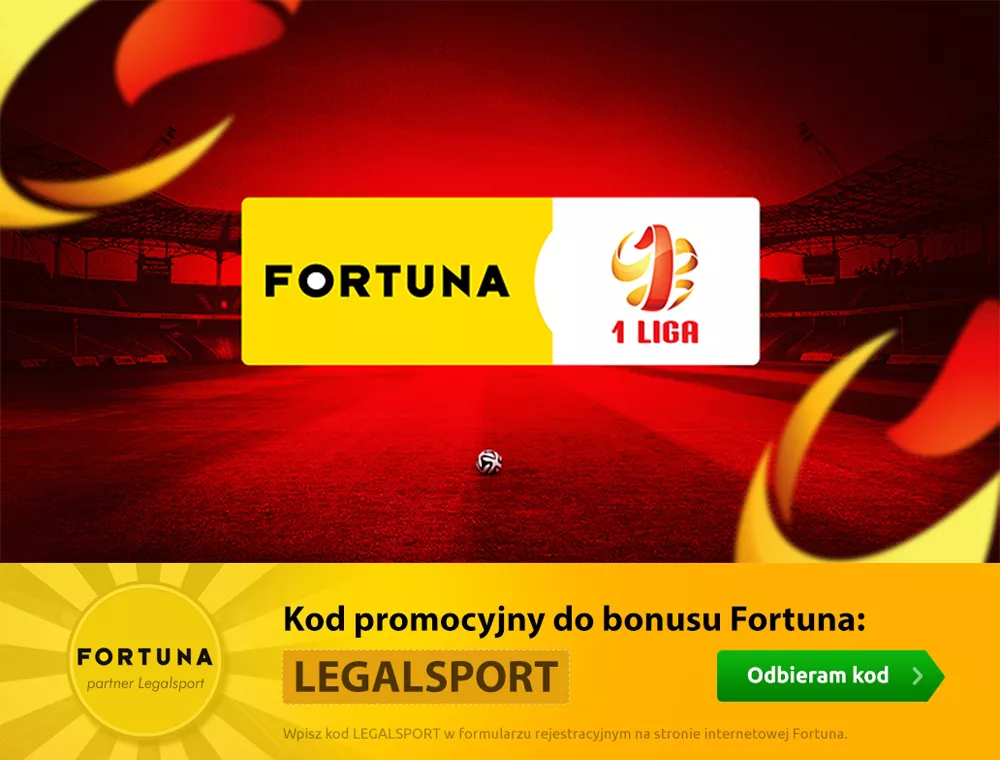 Kod promocyjny na Fortuna 1 Liga Piłkarska 