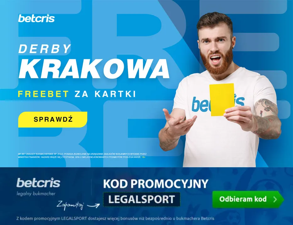 10 zł za każdą żółtą kartkę w Derbach Krakowa | Cracovia - Wisła