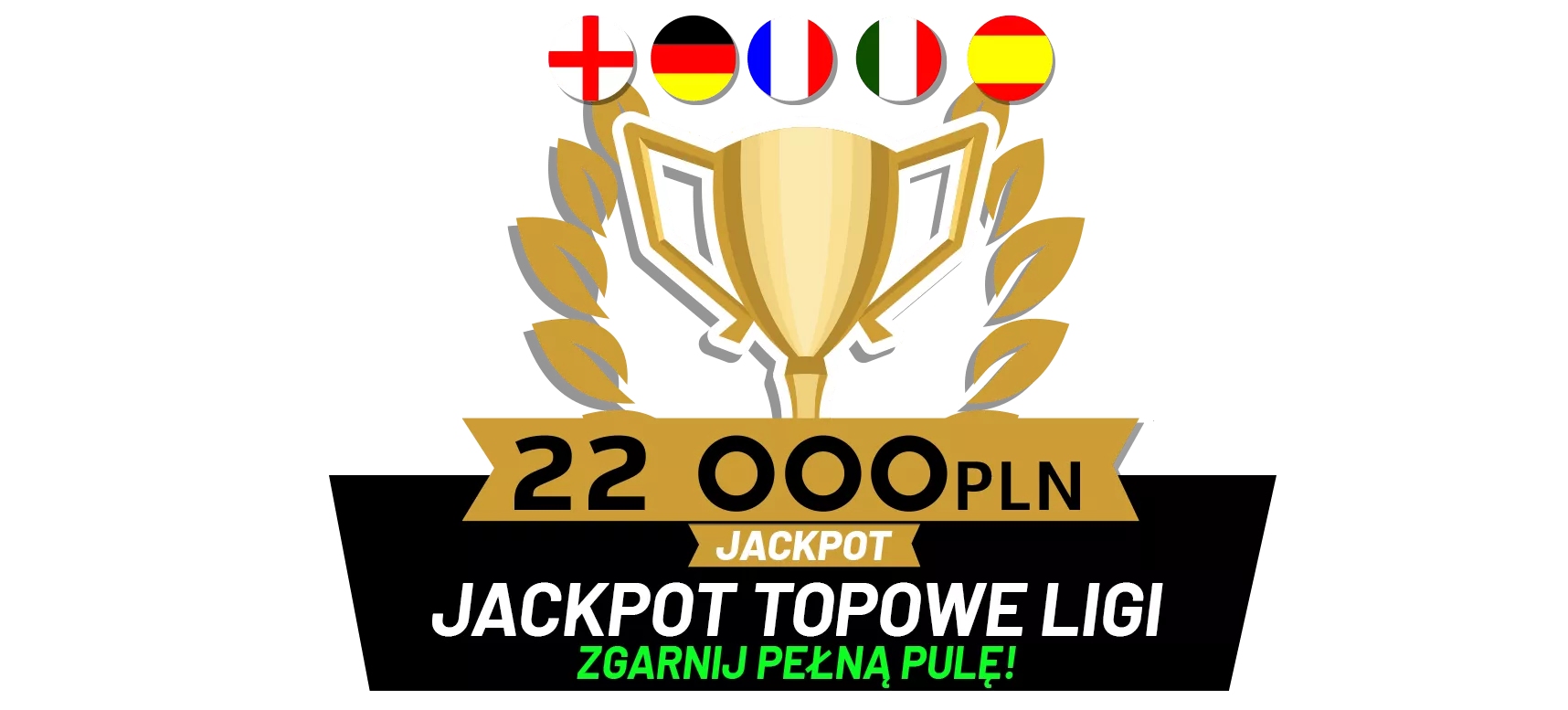 Jackpot na topowe ligi w TOTALbet - 22 000 złotych w puli nagród