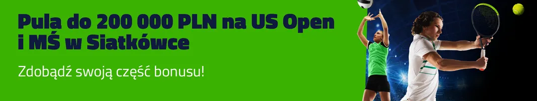 Promocja forBET na MŚ w siatkówce i US Open 2022 daje nam możliwość ogrania buka