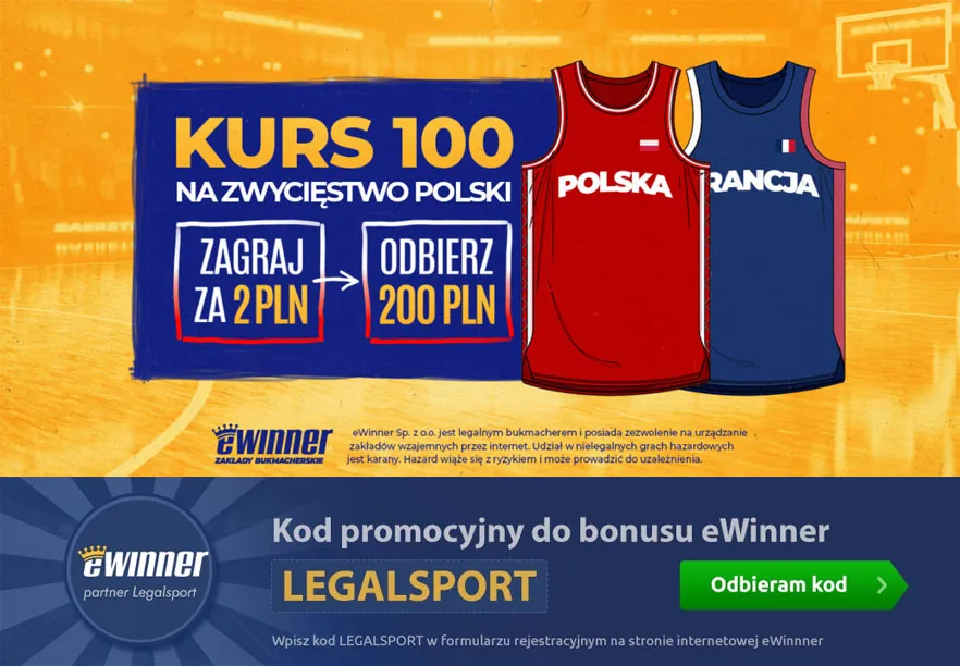 Ewinner Kurs 10000 Na Polska Francja ️ Promocja Na Półfinał Me 2022 W Kosza 