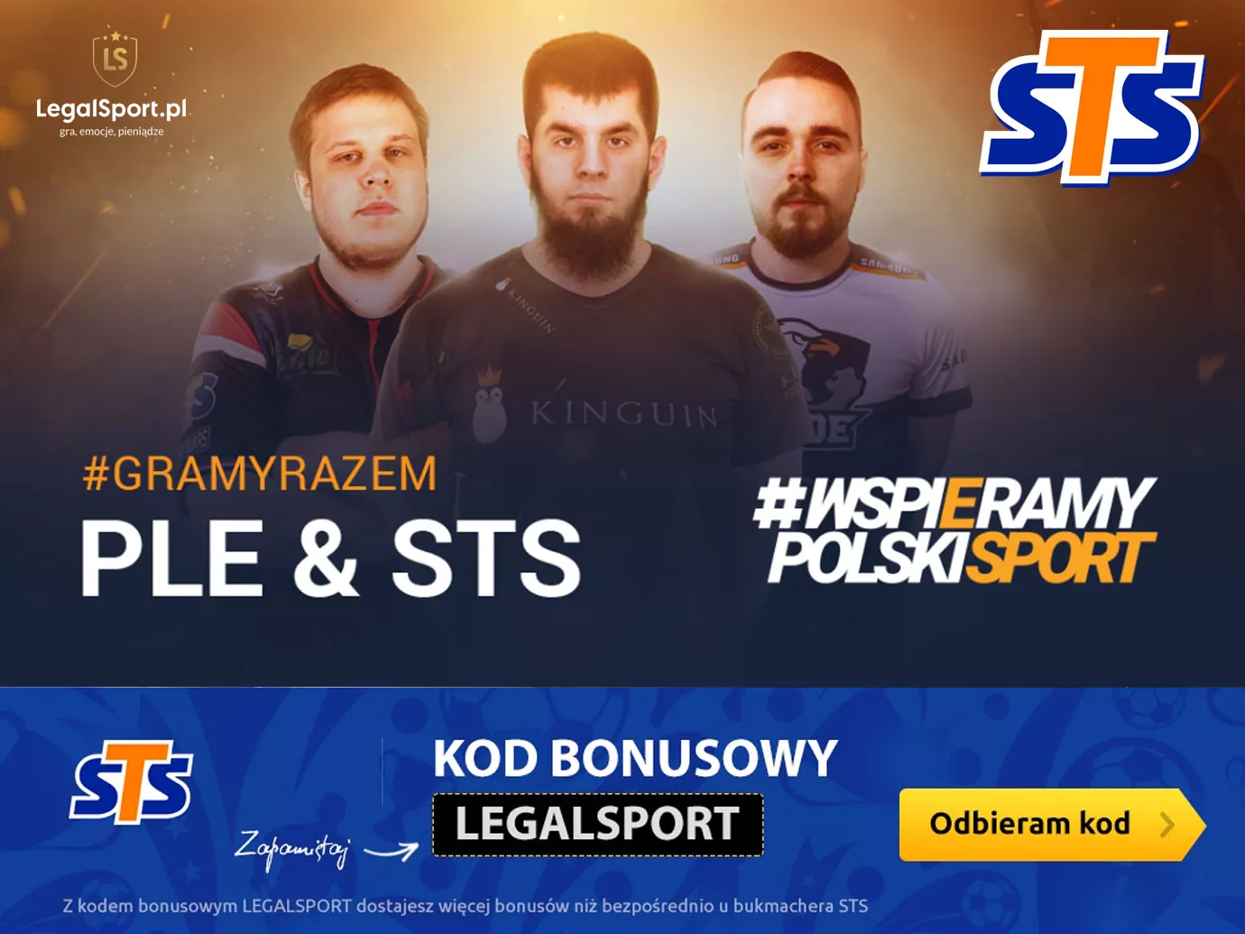 STS wspiera Polską Ligę Esportową