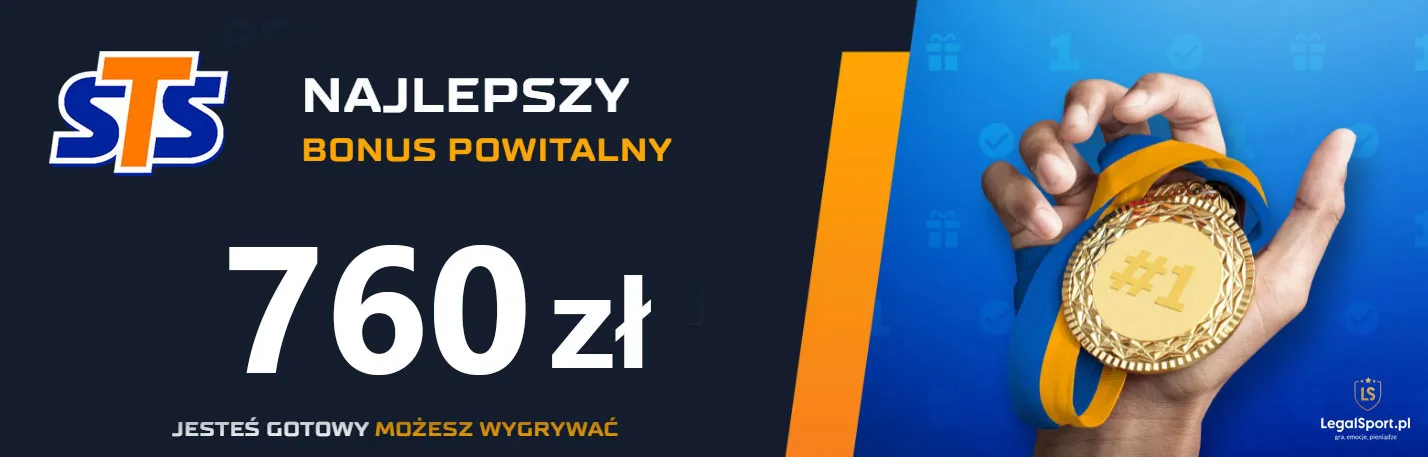 Bonus powitalny STS z kodem LEGALSPORT