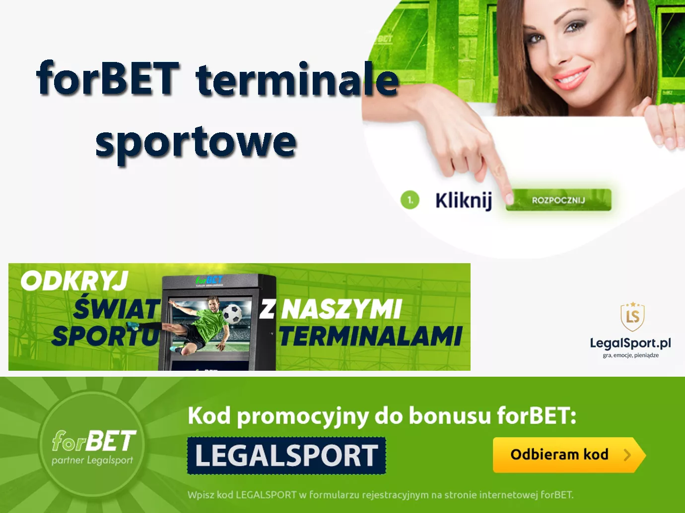 Terminale sportowe w punktach naziemnych forBET