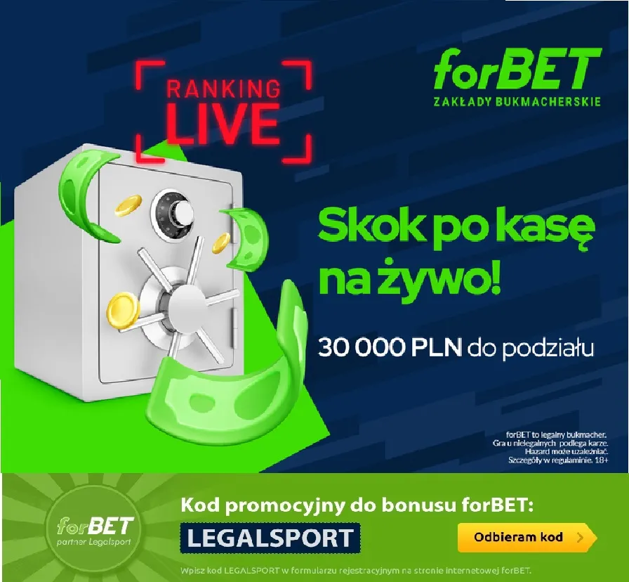Ranking LIVE w forBET 