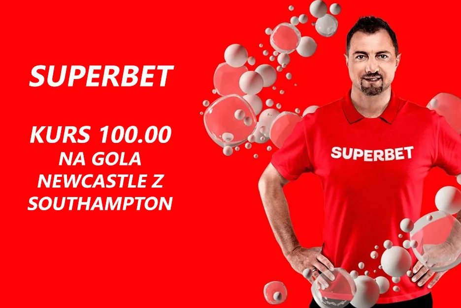 Boost 100.00 na gola Newcastle z Southampton w promocji Superbet
