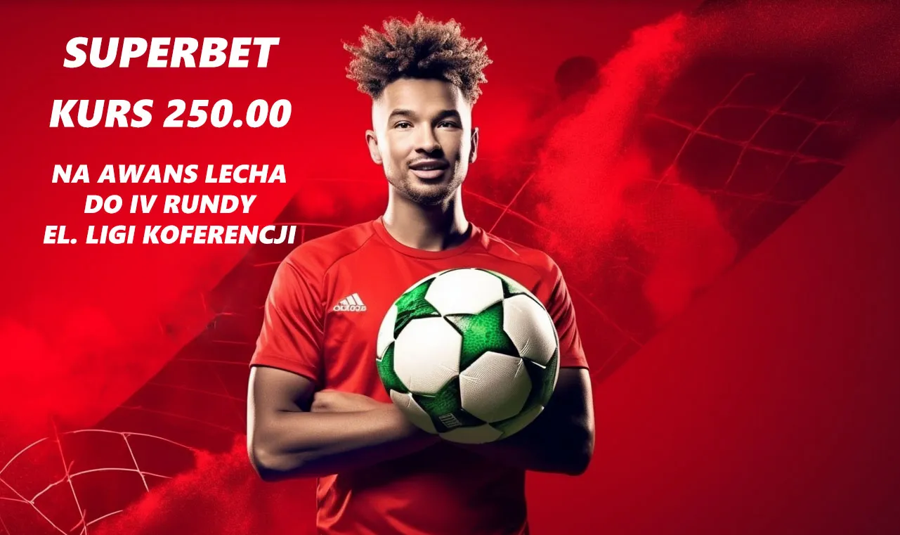 Spartak Trnava - Lech Poznań kurs 250.00 w promocji Superbet (17.08)
