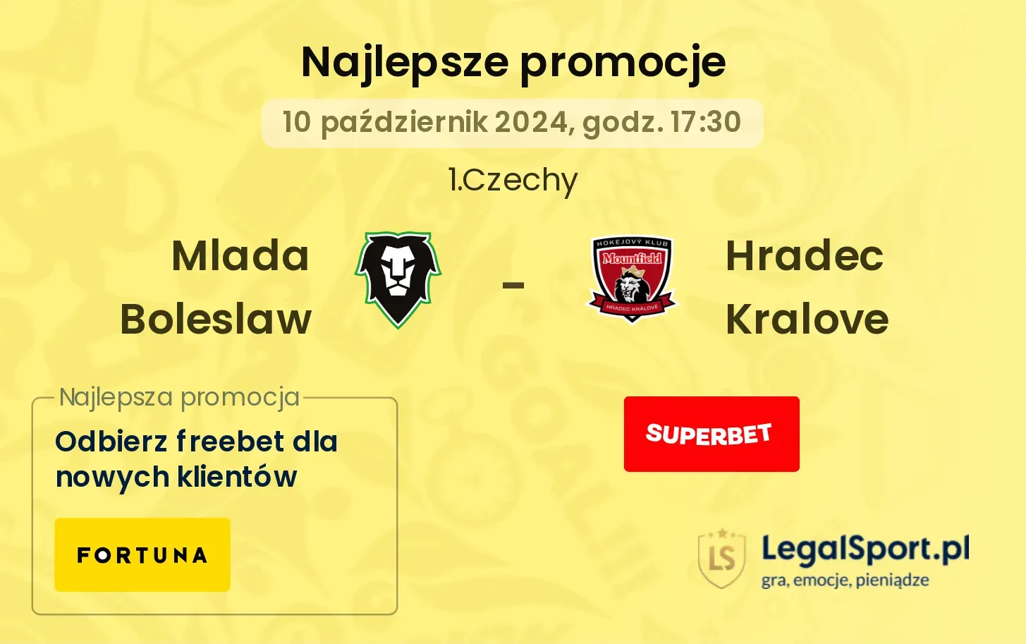 Mlada Boleslaw - Hradec Kralove promocje bonusy na mecz