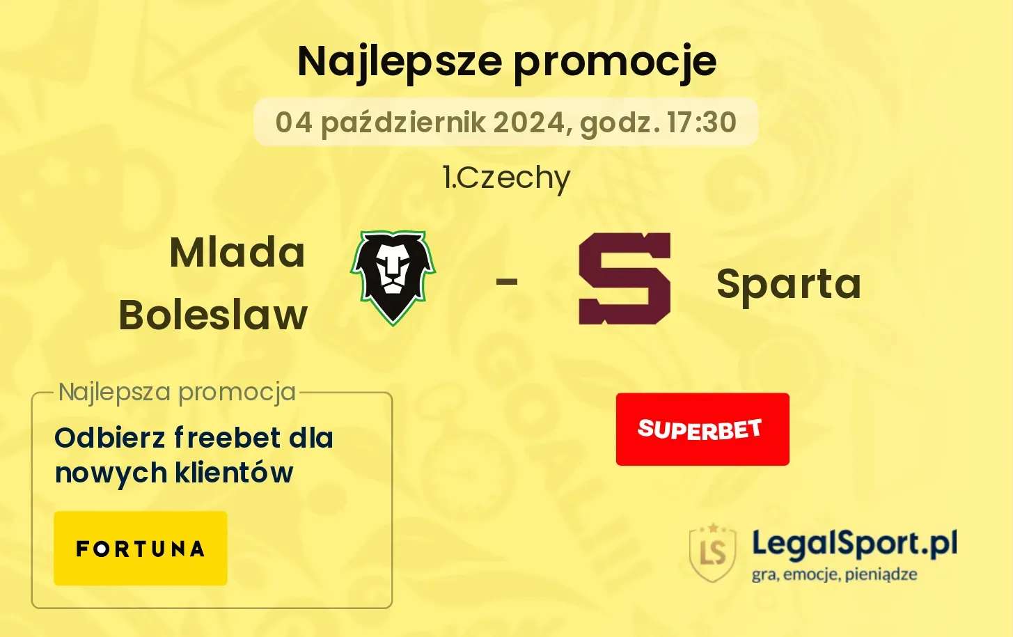 Mlada Boleslaw - Sparta promocje bonusy na mecz