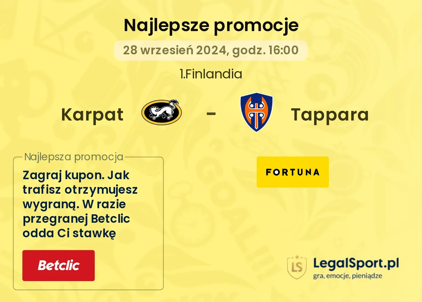 Karpat - Tappara promocje bonusy na mecz