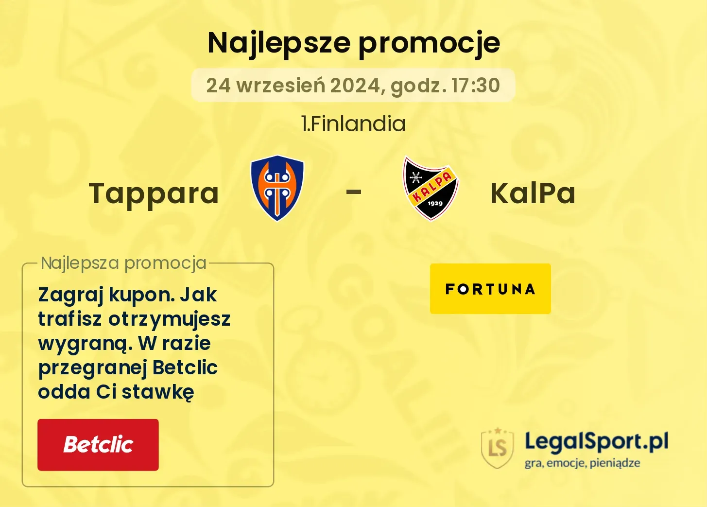 Tappara - KalPa promocje bonusy na mecz