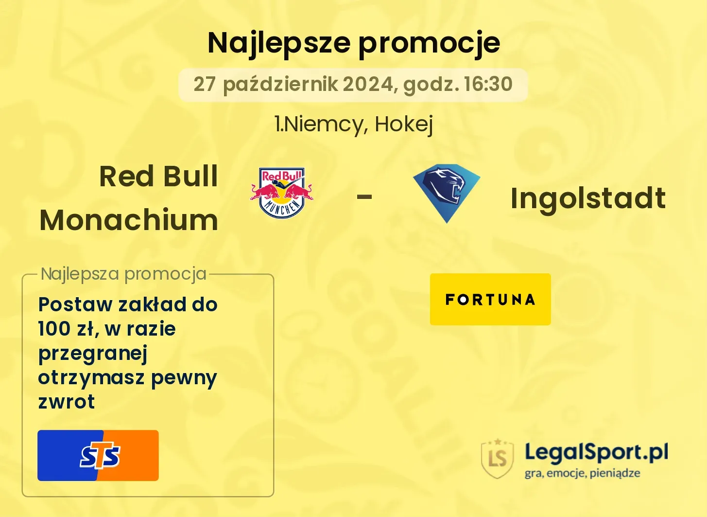 Red Bull Monachium - Ingolstadt promocje bonusy na mecz