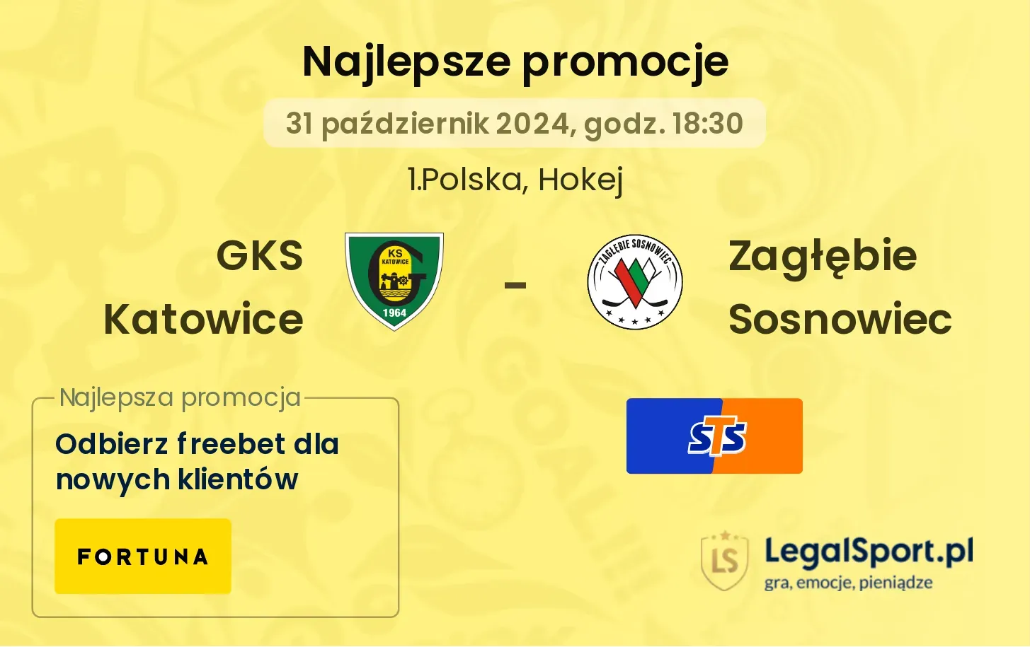 GKS Katowice - Zagłębie Sosnowiec promocje bonusy na mecz