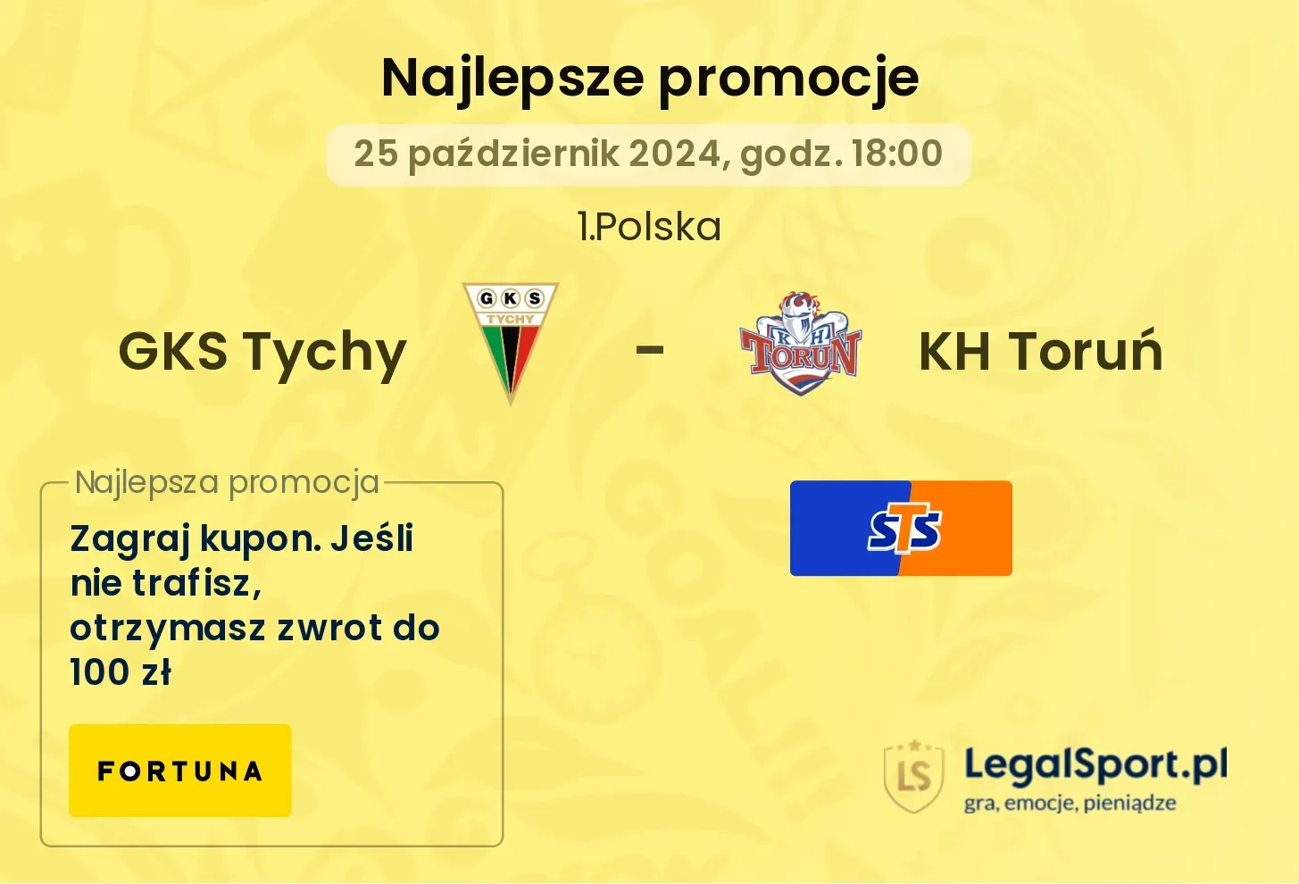 GKS Tychy - KH Toruń promocje bonusy na mecz