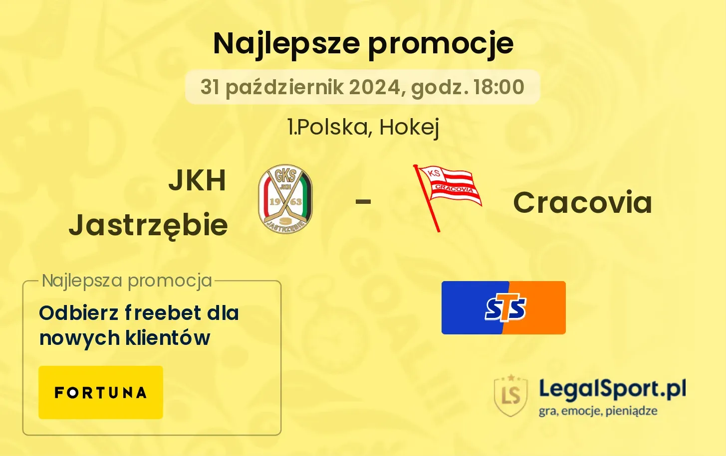 JKH Jastrzębie - Cracovia promocje bonusy na mecz