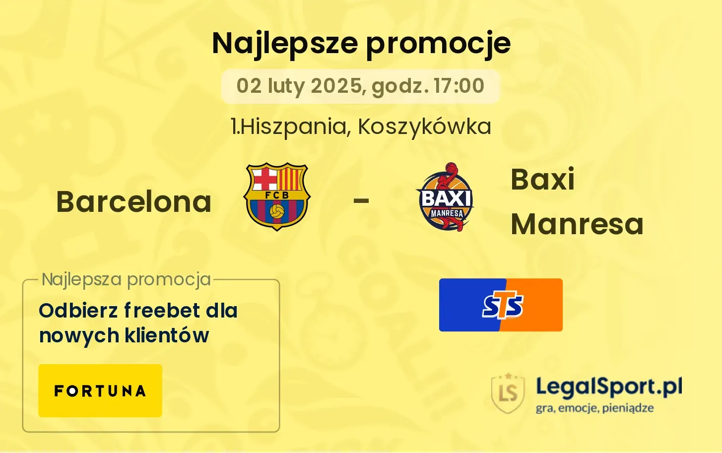 Baxi Manresa - Barcelona promocje u bukmacherów