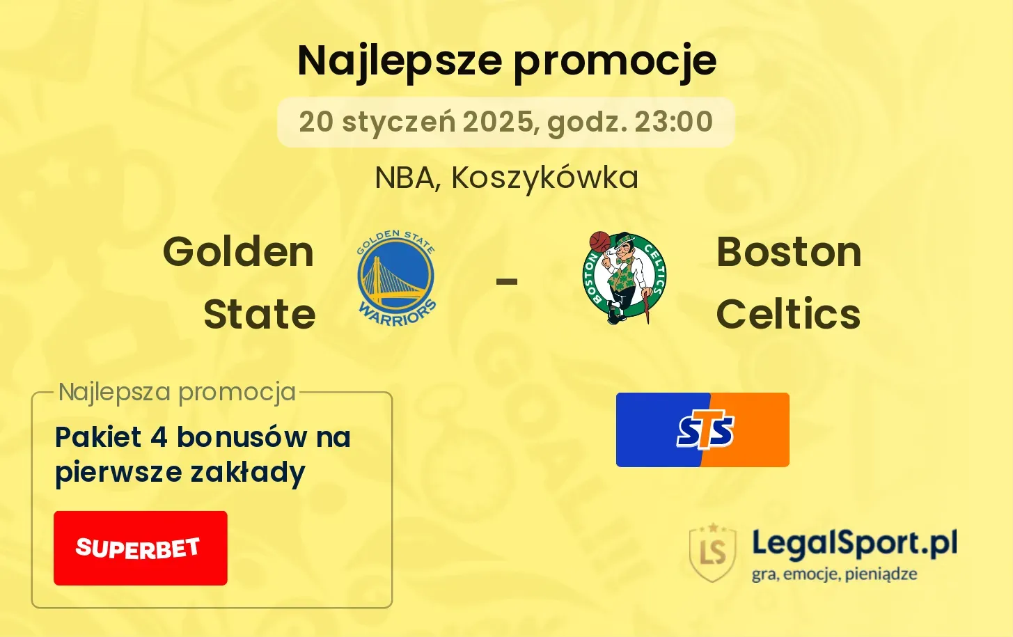 Golden State - Boston Celtics promocje u bukmacherów