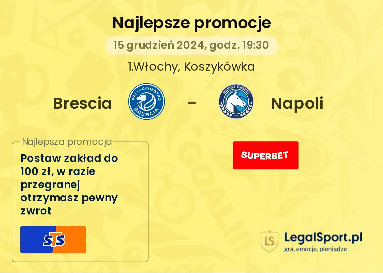 Brescia - Napoli promocje bonusy na mecz