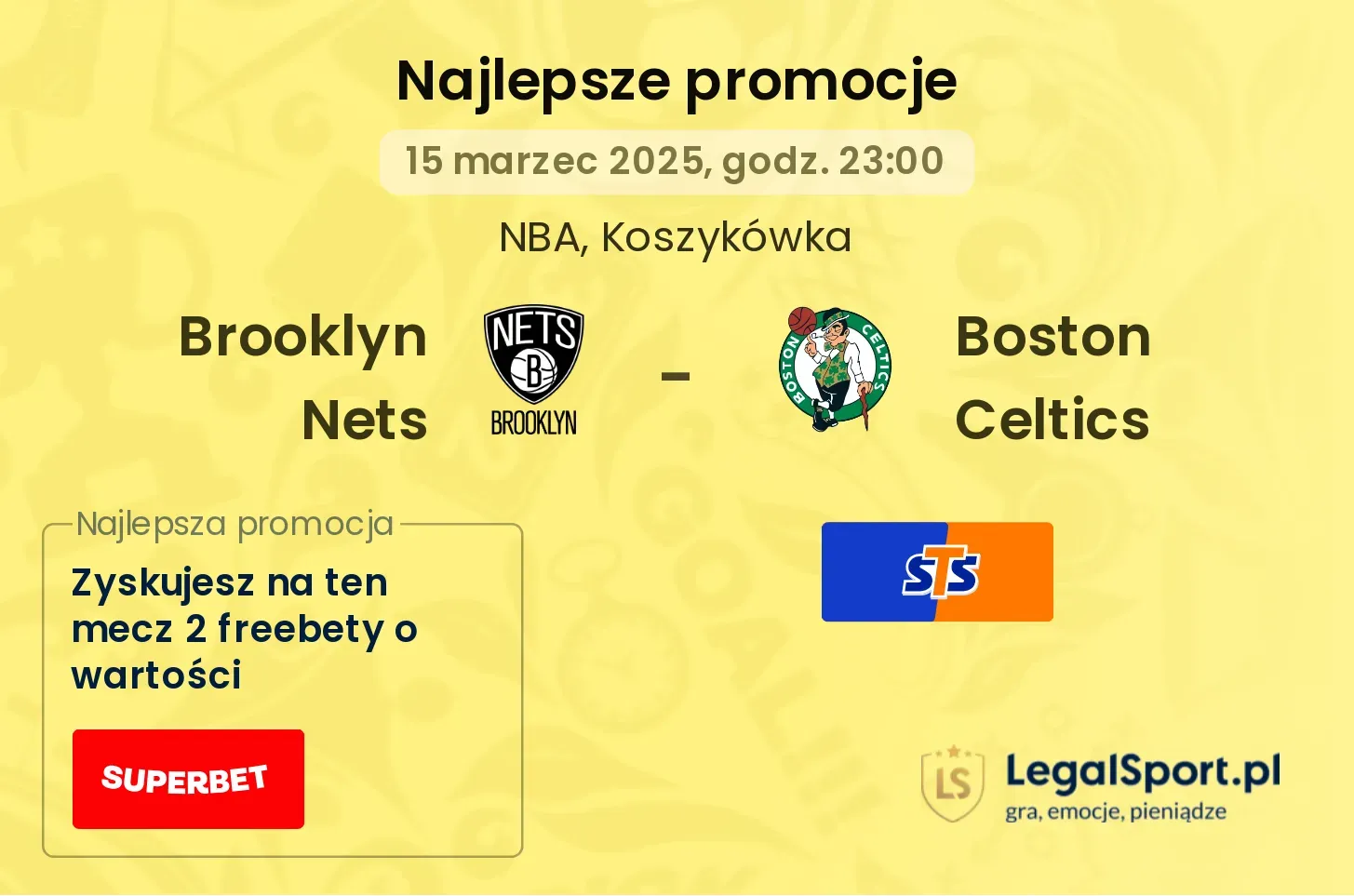 Brooklyn Nets - Boston Celtics promocje bukmacherskie