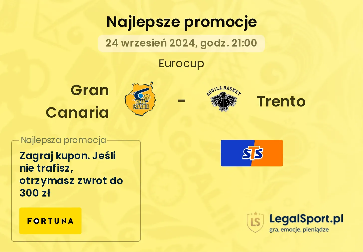 Gran Canaria - Trento promocje bonusy na mecz