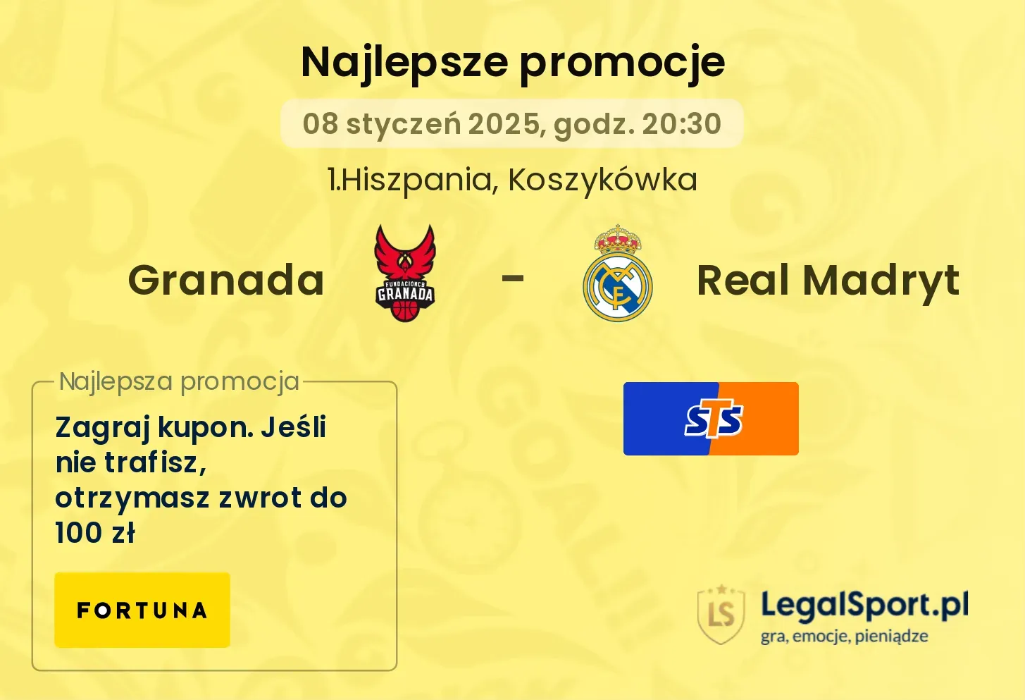 Granada - Real Madryt promocje u bukmacherów